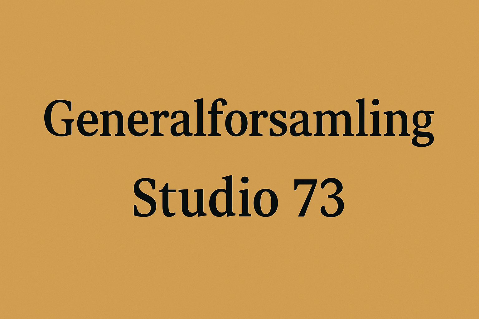 Generalforsamling 2025